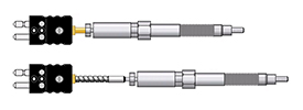 Adjustable Melt Bolt Thermocouples (Mineral Insulated Probe)